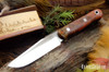 Bark River Knives: Ultralite Field Knife - CPM 3V - Brown Maple Burl