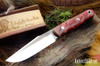 Bark River Knives: Ultralite Field Knife - CPM 3V - Cherry & Pink Maple Burl