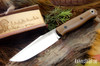 Bark River Knives: Ultralite Field Knife - CPM 3V - Coyote Brown G-10 - Black Liners & Pins