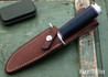 BlackJack Knives: Classic Model 5 - Black Canvas Micarta