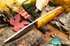 Bark River Knives: Bushcrafter II - CPM 3V - Desert Ironwood - Red Liners - Mosaic Pins #4