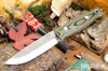 Bark River Knives: Bushcrafter II - CPM 3V - Ranger Green & Black G-10