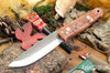 Bark River Knives: Bushcrafter II - CPM 3V - Salmon Maple Burl