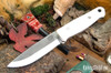 Bark River Knives: Bushcrafter II - CPM 3V - White G-10