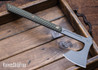 RMJ Tactical: Raven - Textured Dirty Olive G-10 - 80CrV2 - Tungsten Gray Cerakote