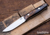 Bark River Knives: Bushcrafter II - CPM 3V - Desert Ironwood - Black Liners - Mosaic Pins #4