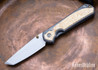 Chris Reeve Knives: Small Sebenza 31 - CPM-MagnaCut Tanto - Box Elder Inlay - CR20CI021