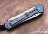 Chris Reeve Knives: Small Sebenza 31 - CPM-MagnaCut Tanto - Box Elder Inlay - CR20CI026