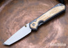 Chris Reeve Knives: Small Sebenza 31 - CPM-MagnaCut Tanto - Box Elder Inlay - CR20CI030