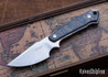 Dervish Knives: Prima - Blue/Black Camo Carbon Fiber - 2 Tone Nitro-V