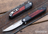 Begg Knives: Kwaiken - Liner Lock Flipper - D2 Tool Steel - Black G-10 - Carbon Fiber/Pakkawood Inlays