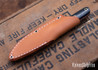 Bark River Knives: Mini Kephart - CPM 3V - Blaze Orange G-10 - Black Liners
