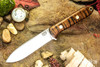 Bark River Knives: Mini Kephart - CPM 3V - Dark Curly Maple - Brass Pins #2