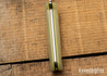 Bark River Knives: Mini Kephart - CPM 3V - Dune G-10 - Yellow & Black Liners Black Pins