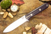 Bark River Knives: Mini Kephart - CPM 3V - Purple G-10 - Black Liners - Mosaic Pins