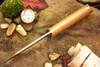 Bark River Knives: Mini Kephart - CPM 3V - Red Texas Fencepost - White Liners