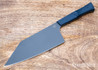 Town Cutler: 7.5" Chopper - eXo Blue - Blue Linen Micarta - Nitro-V - Cerakote Finish