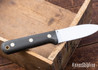 L.T. Wright Knives: Genesis - Green Canvas Micarta - Matte - Magna-Cut - Flat Ground