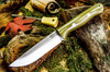 Bark River Knives: Bravo 1.25 LT - CPM 3V - Rampless - Ranger Green G-10