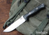 Bark River Knives: Bravo 1.25 LT - CPM 3V - Black & Green Linen Micarta - Black Liners - Mosaic Pins