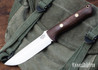 Bark River Knives: Bravo 1.25 LT - CPM 3V - American Walnut - Red Liners - Brass Pins #1