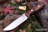 Bark River Knives: Bravo 1.25 LT - CPM 3V - Dark Curly Maple - Black Liners #2