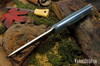 Bark River Knives: Bravo 1.25 LT - CPM 3V - Ghost Green Jade G-10 - Blue Liners