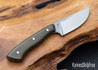 Carter Cutlery: Muteki - Semi-Skinner Kajiki - Green Canvas Micarta - CC01EI004