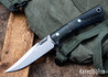Lon Humphrey Knives: Minuteman - Forged 52100 - Storm Maple - Blue Liners - LH28DI049