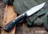 Lon Humphrey Knives: Minuteman - Forged 52100 - Storm Maple - Blue Liners - LH28DI051