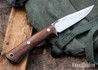 Lon Humphrey Knives: Minuteman - Forged 52100 - Tasmanian Blackwood - Blue Liners - LH28DI081