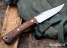 Lon Humphrey Knives: Minuteman - Forged 52100 - Tasmanian Blackwood - Blue Liners - LH28DI085