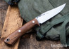 Lon Humphrey Knives: Minuteman - Forged 52100 - Tasmanian Blackwood - Orange Liners - LH28DI090