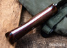 Lon Humphrey Knives: Minuteman - Forged 52100 - Tasmanian Blackwood - Red Liners - LH28DI092