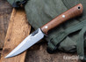 Lon Humphrey Knives: Minuteman - Forged 52100 - Tasmanian Blackwood - Red Liners - LH28DI096