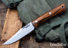 Lon Humphrey Knives: Minuteman - Forged 52100 - Desert Ironwood - Orange Liners - LH28DI183