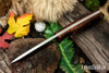 Bark River Knives: Bravo 1 - Rampless - Dark Curly Maple - Red Liners - Mosaic Pins #2