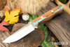 Bark River Knives: Bravo 1 - Red Texas Fencepost - White Liners