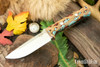 Bark River Knives: Bravo 1 - Red Cholla Cactus with Turquoise #1