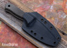 Bradshaw Blades: Wharncliff Tactical EDC - Green Canvas - 1095 w/Hamon