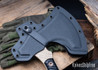 RMJ Tactical: Berserker - 80CrV2 Tomahawk - Black G-10 - Limited Burlap Finish