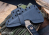 RMJ Tactical: Jenny Wren Spike - Textured Black G-10 - 80CrV2 - Limited Burlap Finish