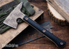 RMJ Tactical: Jenny Wren Spike - Textured Black G-10 - 80CrV2 - Limited Burlap Finish