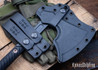 RMJ Tactical: Raven - Textured Black G-10 - Black Textured 80CrV2