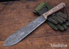 L.T. Wright Knives: Overland Machete - Natural Miarta - 1075 Tool Steel