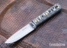 L.T. Wright Knives: Maverick Scout - White/Coyote/Black Micarta - A2 Steel - Scandi