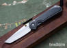 Chris Reeve Knives: Large Sebenza 31 - Bog Oak Inlay - CPM MagnaCut - Tanto - CR24GI213