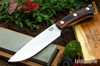 Bark River Knives: Fox River II LT - CPM 3V - Desert Ironwood - Red Liners - Brass Pins