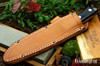 Bark River Knives: Fox River II LT - CPM 3V - Cocoa Maple Burl - Mosaic Pins