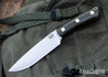 Bark River Knives: Fox River II LT - CPM 3V - Evergreen Burlap Micarta - Brass Pins - No Lanyard